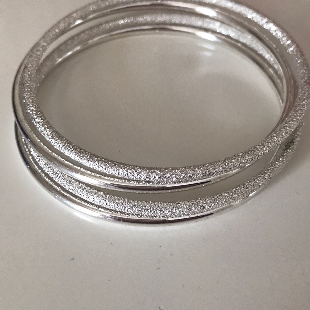 Silver bangles